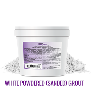 White Powdered (Sanded) Grout