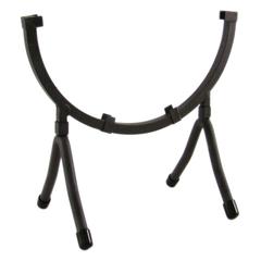 8" Round Black Metal Art Stand