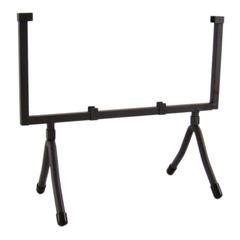 10" Square Black Metal Art Stand