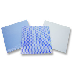 8x8 Light Blue Opalescent Glass Pack 3pcs