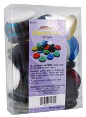 Glass Gems 1 1/4" Mixed