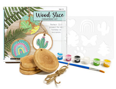 WOOD SLICE ORNAMENT KIT