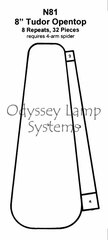 Odyssey Lamp Pattern: 8" TUDOR OT