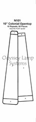 Odyssey Lamp Pattern: 10" COLONIAL OT