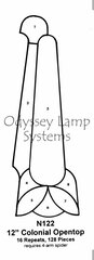 Odyssey Lamp Pattern: 12" COLONIAL OT
