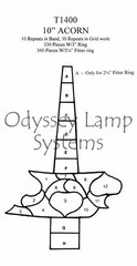 Odyssey Lamp Pattern: 10" ACORN