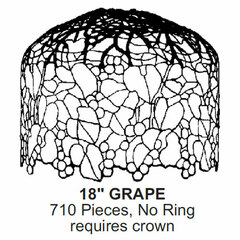 Odyssey Lamp Pattern: 18" GRAPE
