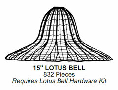 Odyssey Lamp Pattern: 15" LOTUS BELL