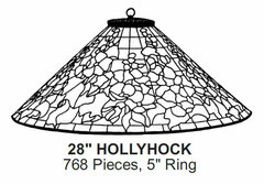 Odyssey Lamp Pattern: 28" HOLLYHOCK