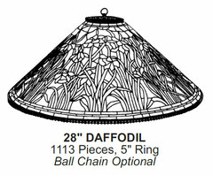 Odyssey Lamp Pattern: 28" DAFFODIL