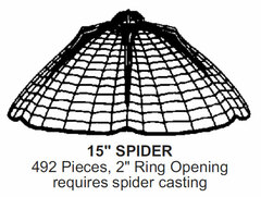 Odyssey Lamp Pattern: 15" SPIDER