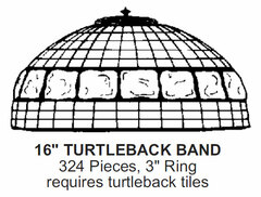 Odyssey Lamp Pattern: 16" TURTLEBACK