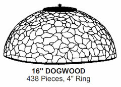 Odyssey Lamp Pattern: 16" ALL-OVER DOGWOOD