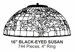 Odyssey Lamp Pattern: 16" BLACK-EYED SUSAN
