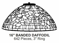 Odyssey Lamp Pattern: 16" BANDED DAFFODIL