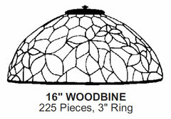 Odyssey Lamp Pattern: 16" WOODBINE