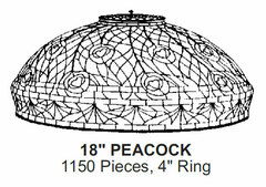 Odyssey Lamp Pattern: 18" PEACOCK