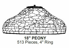 Odyssey Lamp Pattern: 18" PEONY
