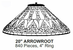 Odyssey Lamp Pattern: 20" ARROWROOT