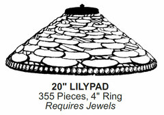 Odyssey Lamp Pattern: 20" LILYPAD