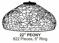 Odyssey Lamp Pattern: 22" PEONY