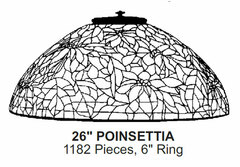 Odyssey Lamp Pattern: 26" POINSETTIA