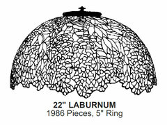 Odyssey Lamp Pattern: 22" LABURNUM