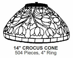 Odyssey Lamp Pattern: 14" CROCUS