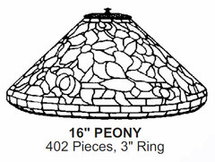 Odyssey Lamp Pattern: 16" PEONY