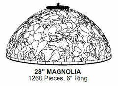 Odyssey Lamp Pattern: 28" MAGNOLIA