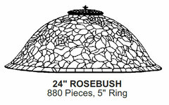 Odyssey Lamp Pattern: 24" ROSEBUSH