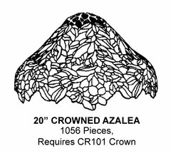 Odyssey Lamp Pattern: 20"  CROWNED AZALEA